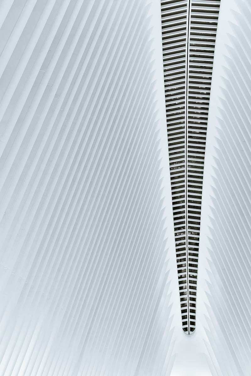 the oculus minimalist photography of building ceiling new york